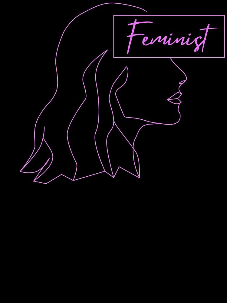 Feminist line art in Lilac by fjakaseason