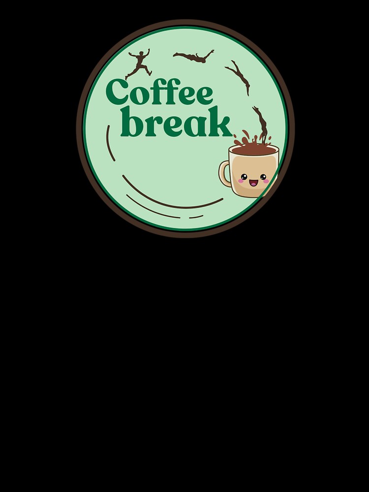 Coffee break by Cages or Wings Unisex , , , Long Sleeve Tee