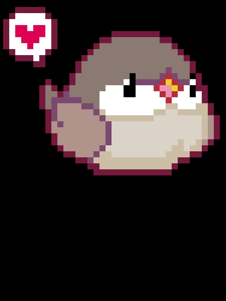 pixel bird by PixelArtiste Unisex , , , Long Sleeve Tee