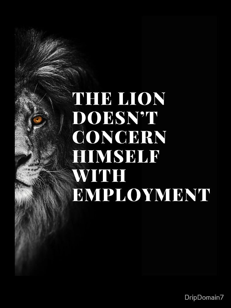Funny Lion Design by DripDomain7