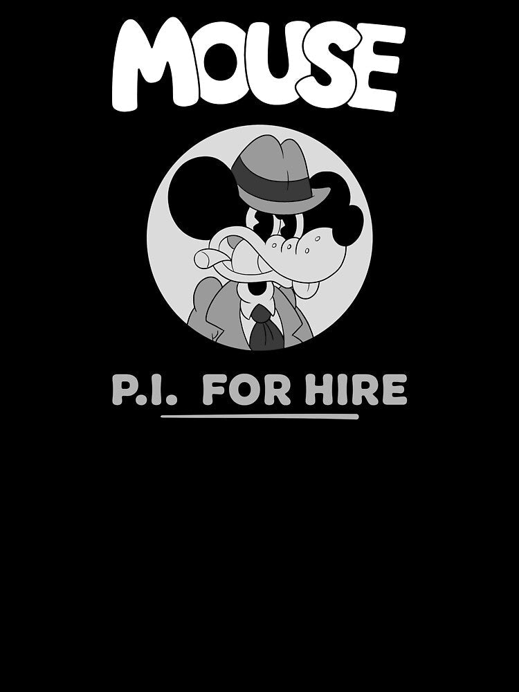 Mouse P.I. For Hire Jack Pepper by ThomasKadmon Unisex , , , Long Sleeve Tee