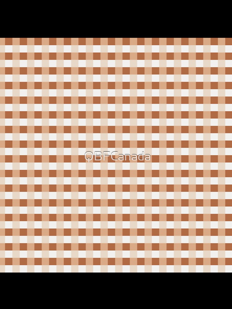Cheerful Checks in a neutral palette by Quick Brown Fox Canada