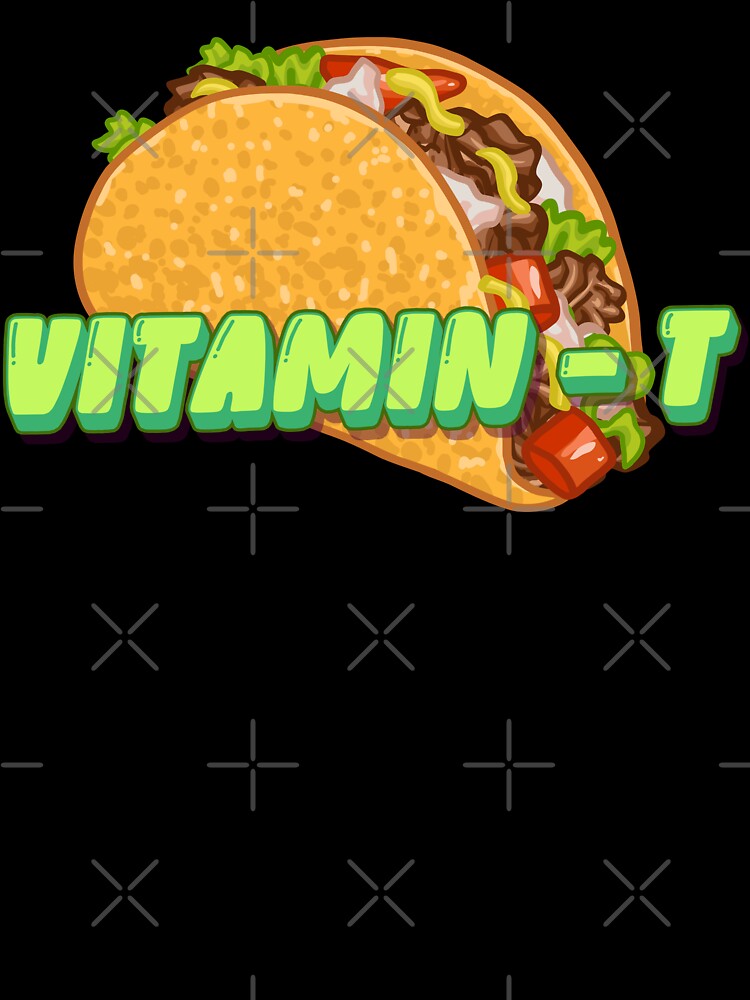 Taco Vitamin-T by LagomCreative Unisex , , , Long Sleeve Tee