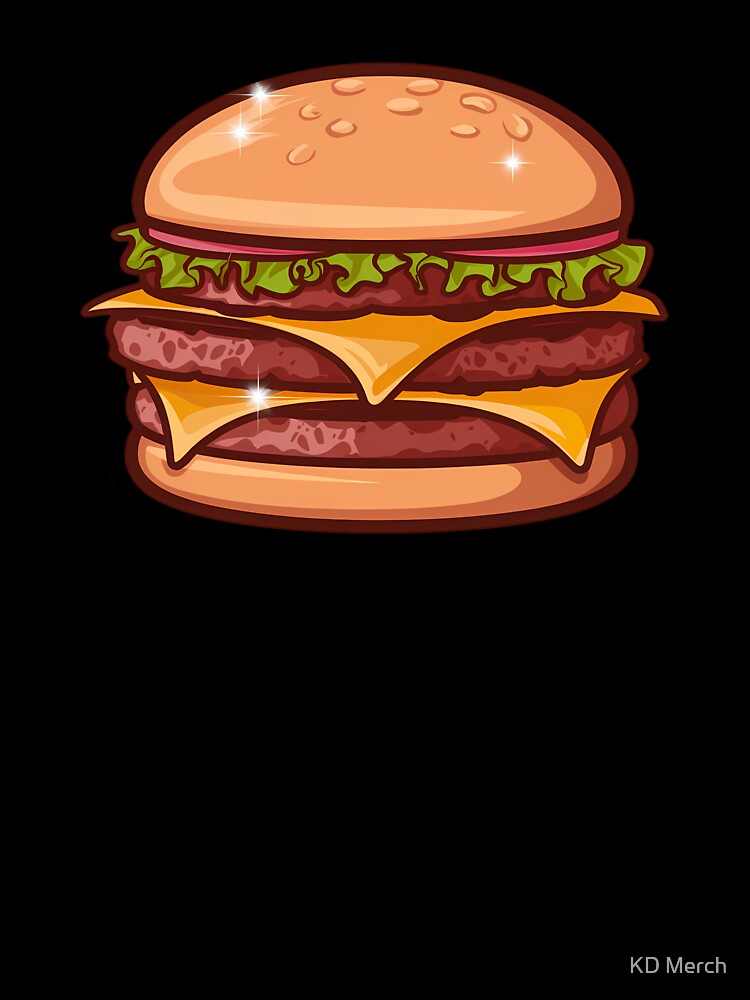 Cheeseburger by KD Merch Unisex , , , Long Sleeve Tee