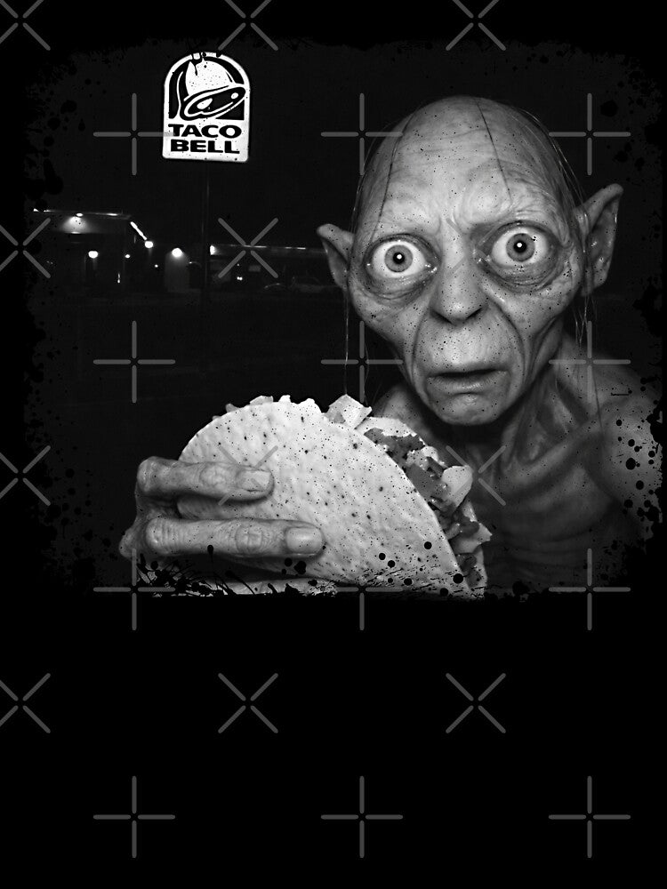 Gollum Taco Funny Hobbit by keytee
