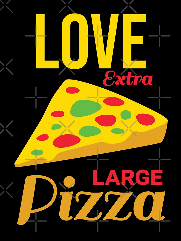Love extra large pizza by Innet Unisex , , , Long Sleeve Tee