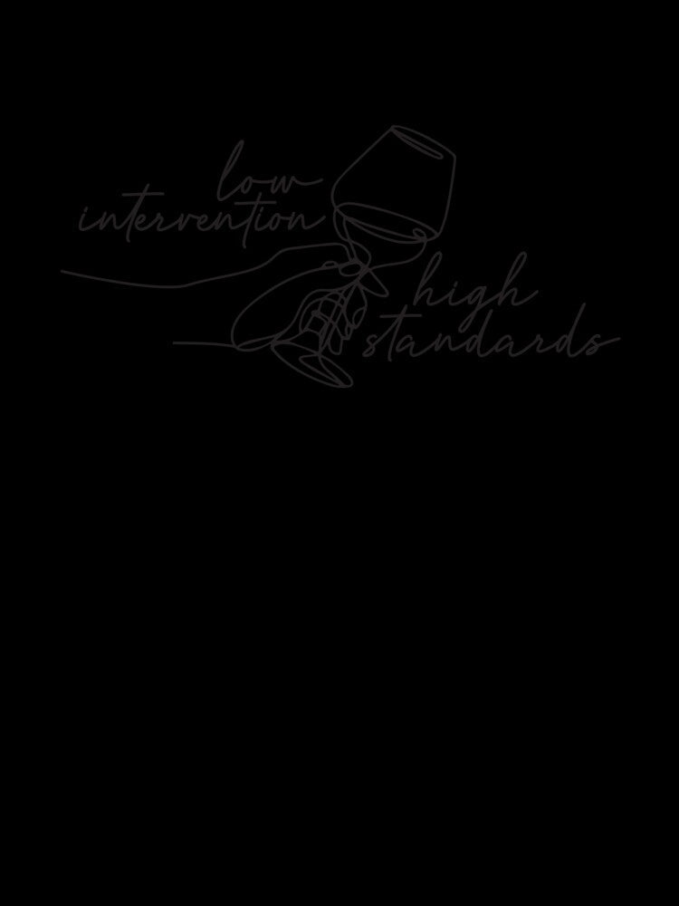Low Intervention, High Standards by WineSweetWorld Unisex , , , Long Sleeve Tee
