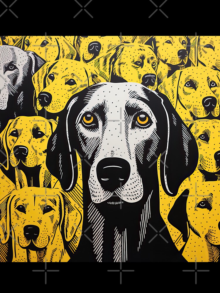 Dog Pop Art by magicartjourney Unisex , , , Long Sleeve Tee