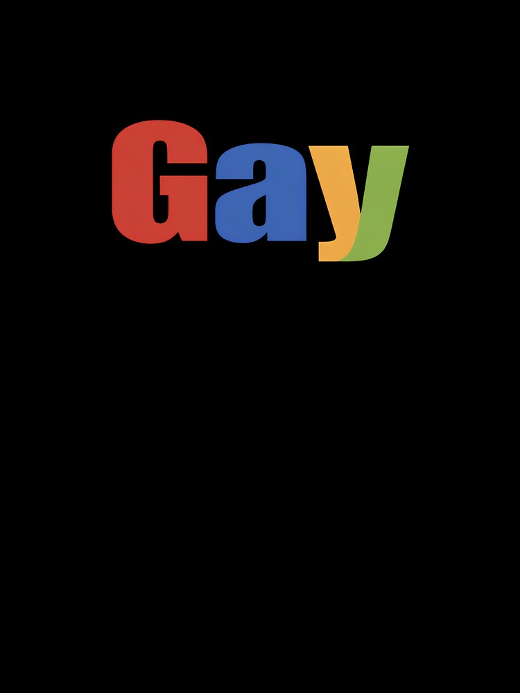 Fun Ebay Logo GAY Lesbian Pride Rainbow Queer LGBTQ Novelty Happy Humor by BuyShirtsOnline