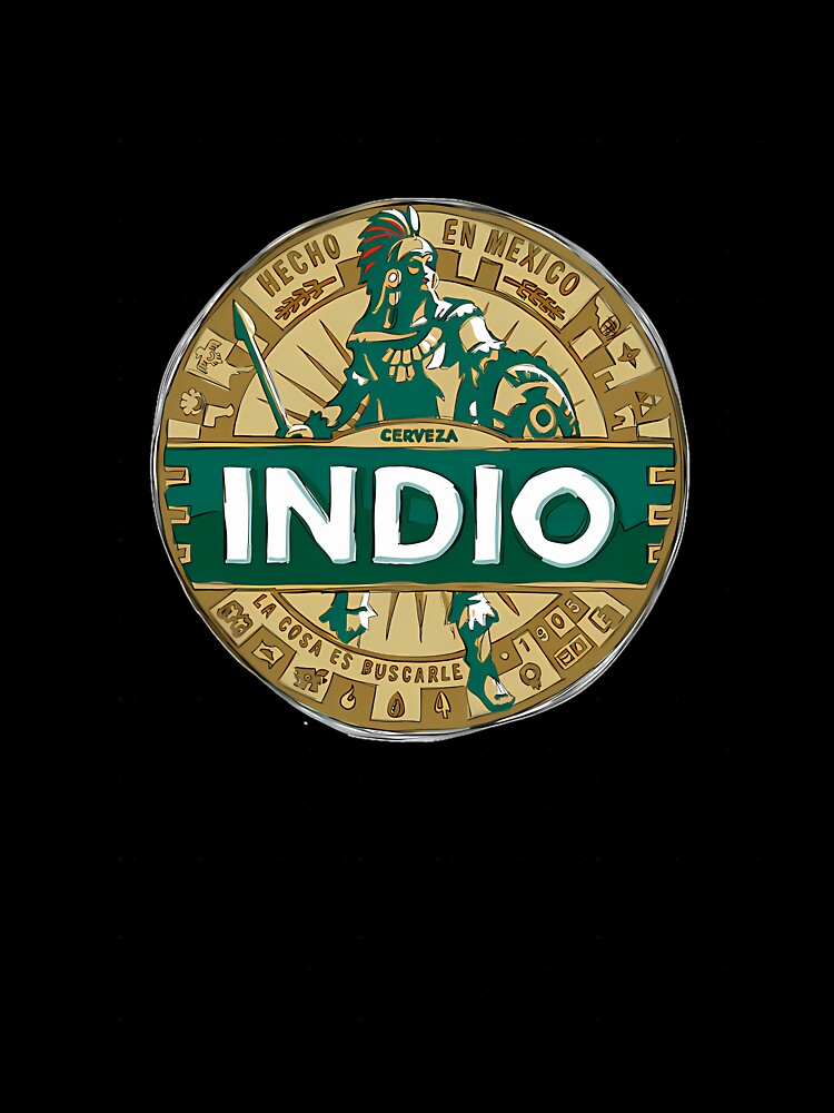 Indio Beer Pop Cerveza Indio Hecho En Mexico Logo by TracyTownsend Unisex , , , Long Sleeve Tee