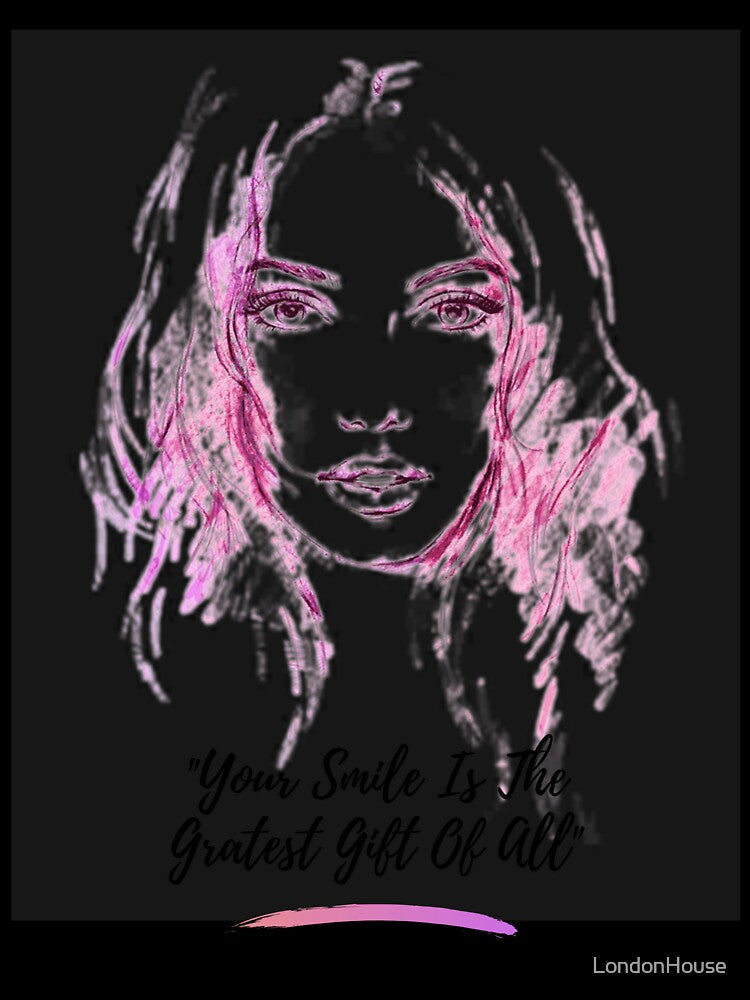 "Your Smile Is The Greatest Gift Of All" by LondonHouse Unisex , , , Long Sleeve Tee
