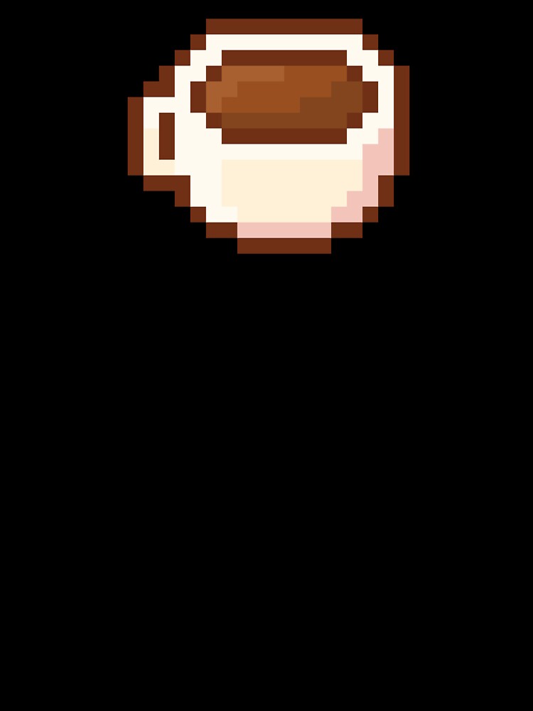 pixel coffee by PixelArtiste Unisex , , , Long Sleeve Tee