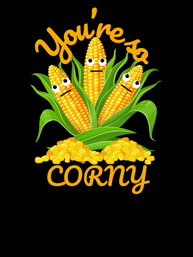 Vegetable Pun You're so Corny by bububabuinc Unisex , , , Long Sleeve Tee