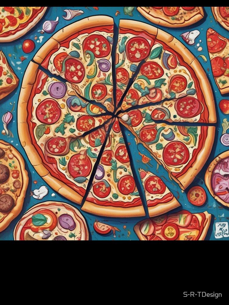 Pizza Time by S-R-TDesign Unisex , , , Long Sleeve Tee