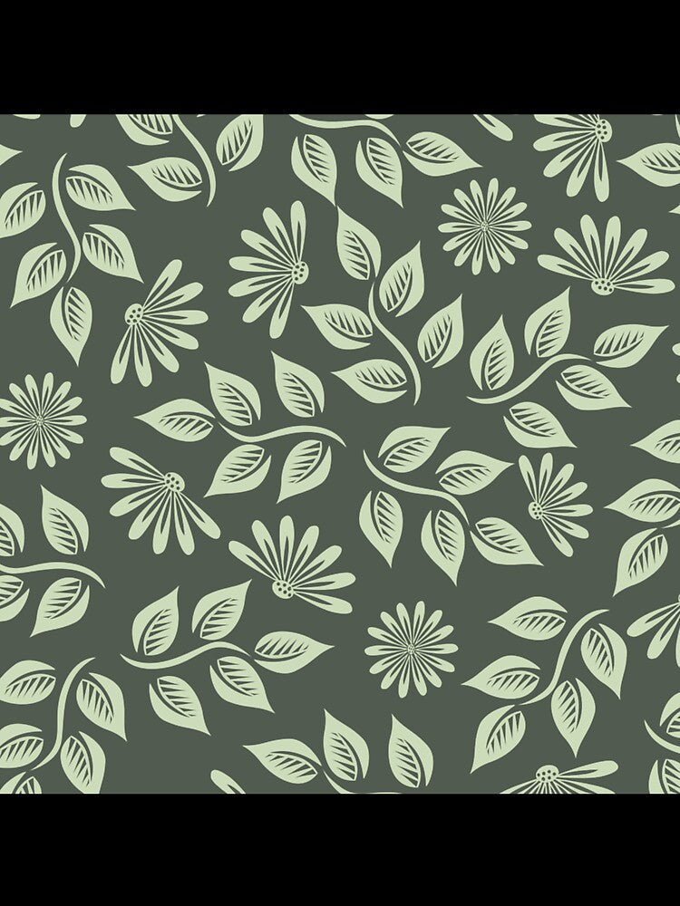 Gray Floral by Jujuzinha21 Unisex , , , Long Sleeve Tee