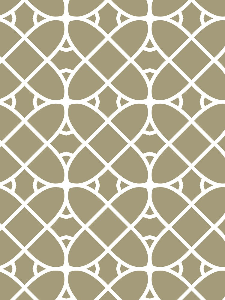 Warm Taupe and White Geometric Shape Pattern Pairs Dulux 2022 Popular Colour Calming Meadow - Color Trends by ColorOfTheYears