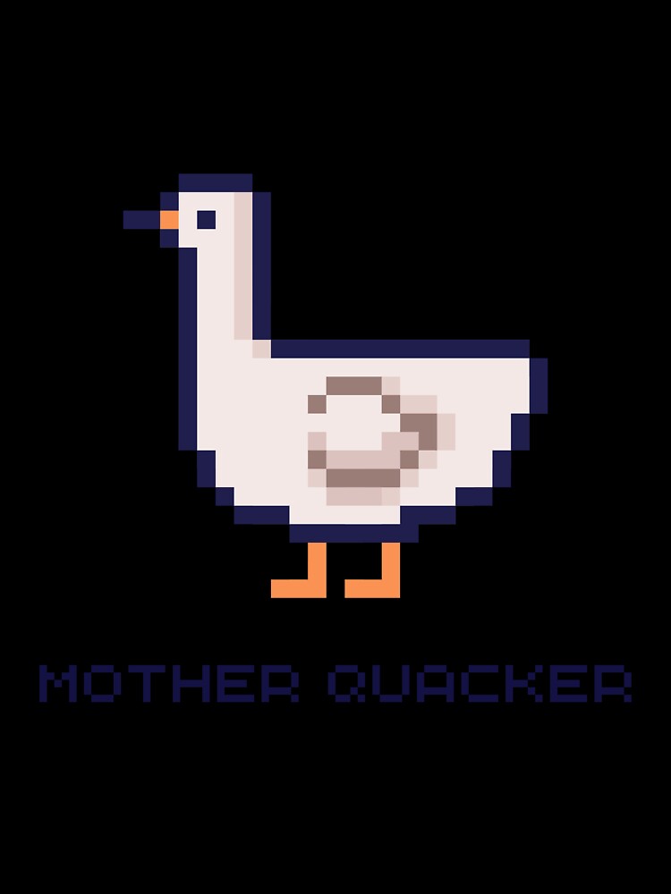 Mother Quacker Pixel Edition by leveluppixel Unisex , , , Long Sleeve Tee