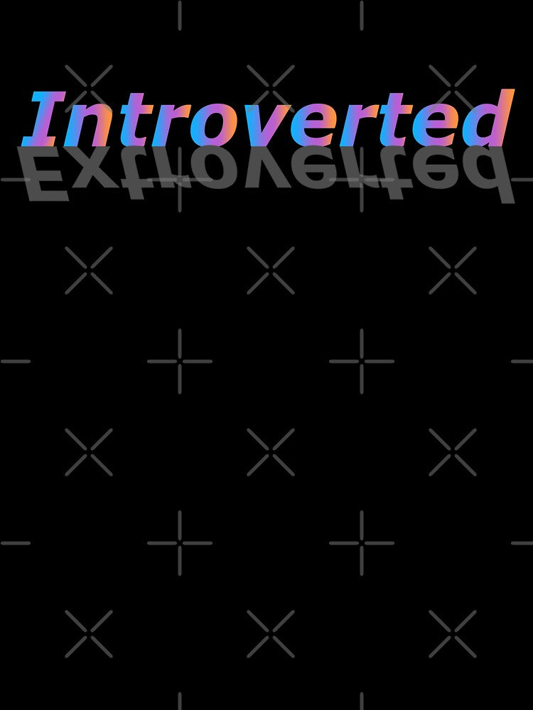 Introverted Extrovert by Doodles by Kiki Unisex , , , Long Sleeve Tee