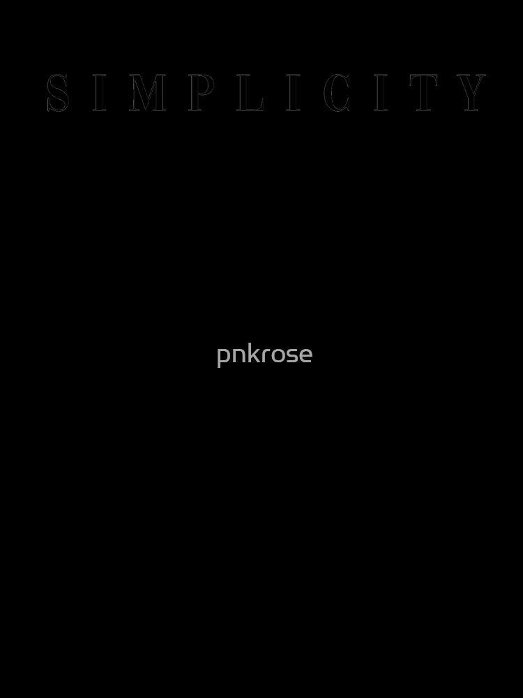 simplicity by pnkrose Unisex , , , Long Sleeve Tee