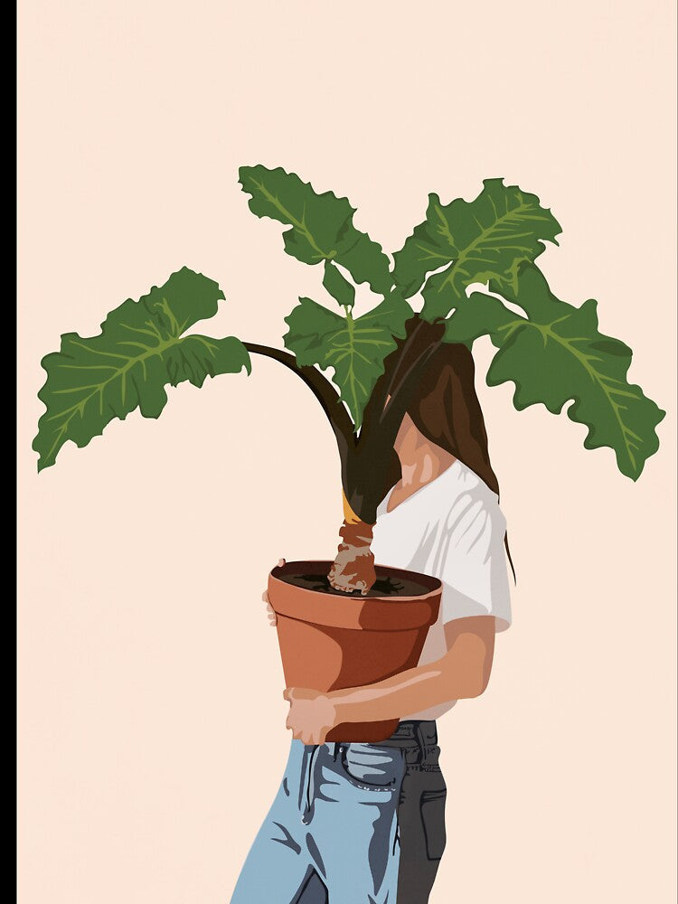 Vase Plant by Branka Kodzoman Unisex , , , Long Sleeve Tee