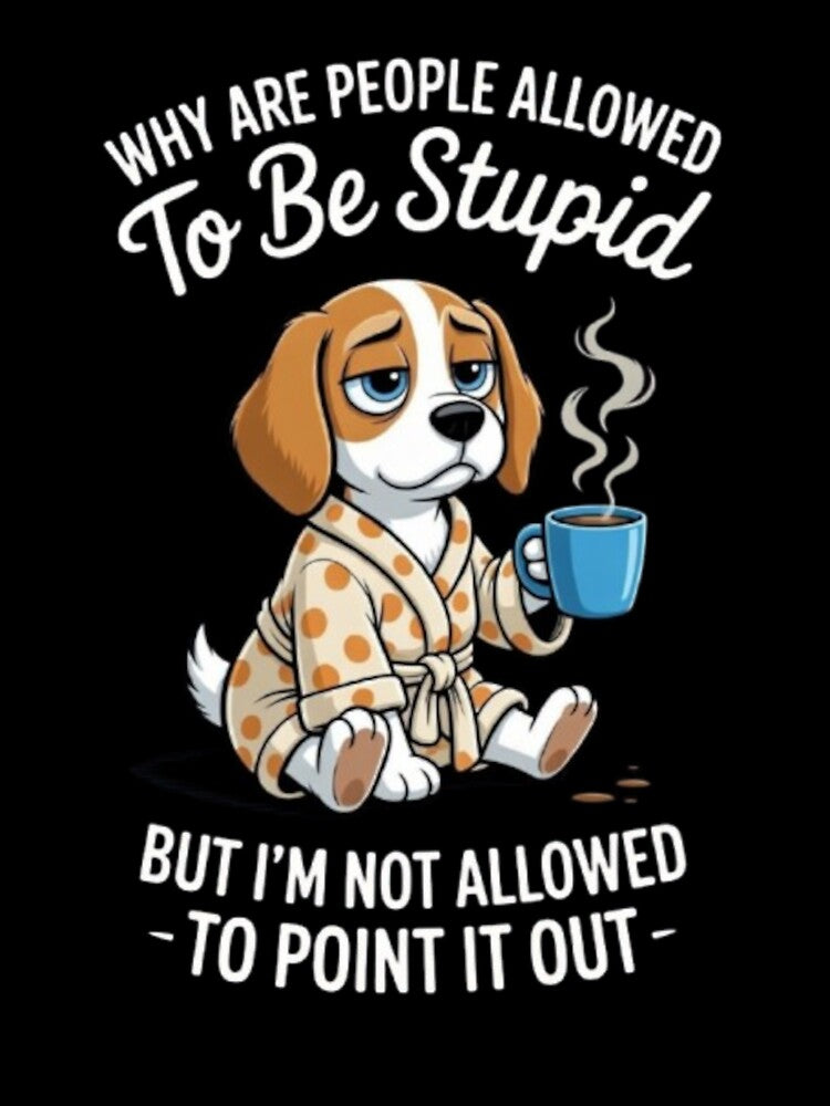 Beagle points out idiots by GalacticRiker Unisex , , , Long Sleeve Tee