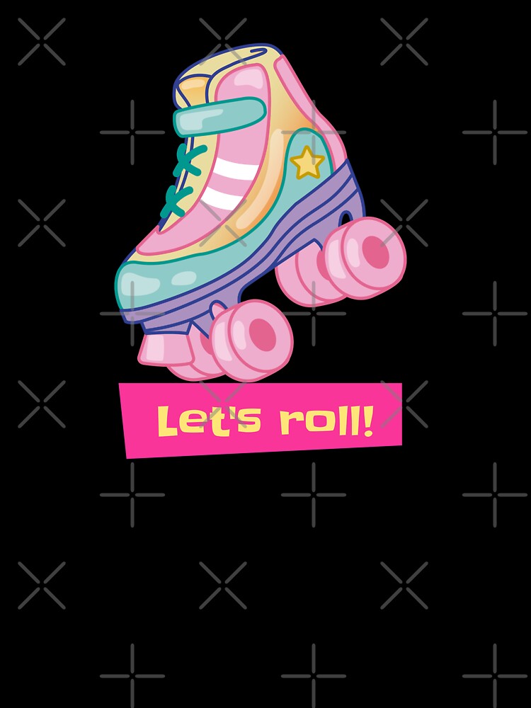 Retro Roller Skates by noahzboxvintage Unisex , , , Long Sleeve Tee