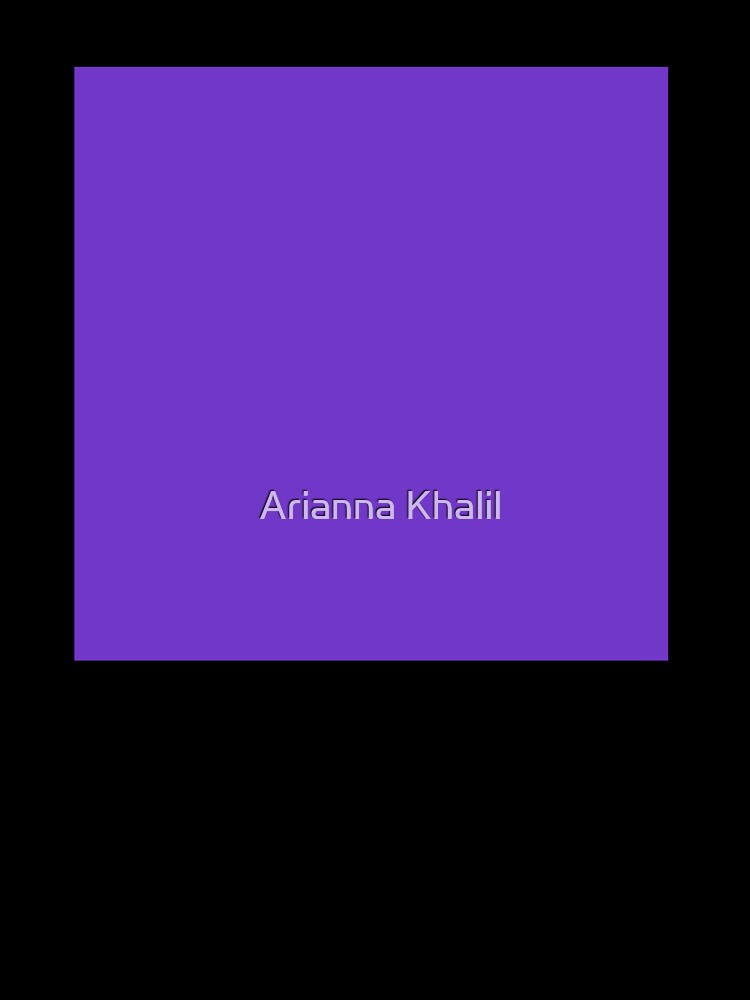 Solid Bright Purple by Arianna Khalil Unisex , , , Long Sleeve Tee