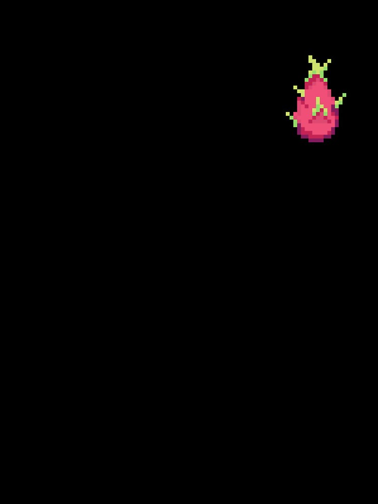 Pixel Dragon fruit - pixel food art by LittleFoodShop Unisex , , , Long Sleeve Tee
