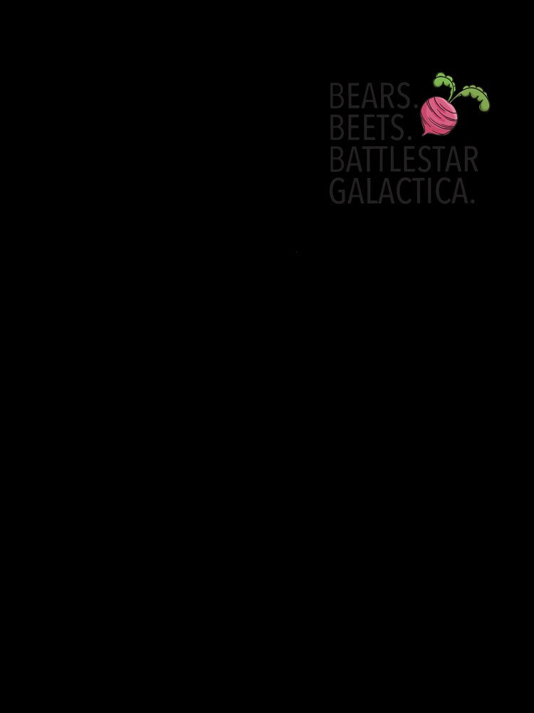 Bears, Beets, Battlestar Galactica - The Office by Flakey- Unisex , , , Long Sleeve Tee