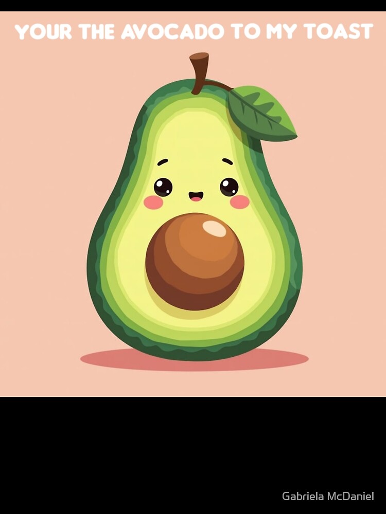 Avocado Pun Gift by Gabriela McDaniel Unisex , , , Long Sleeve Tee