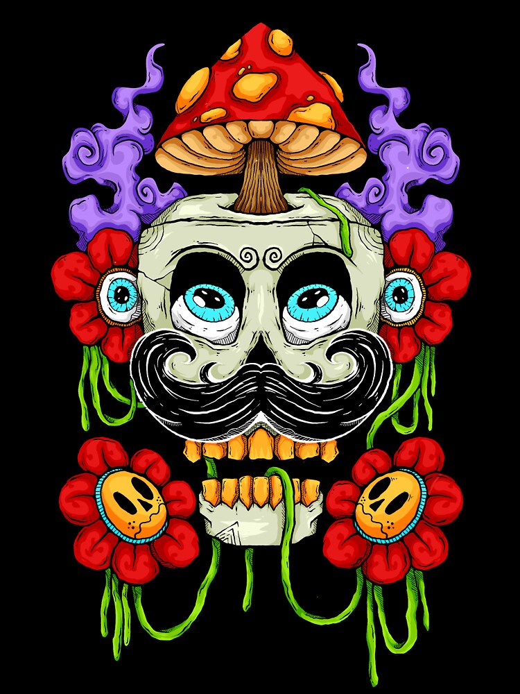 MUSTACHE MIND: MUSHROOM GROWTH by koyung500Store