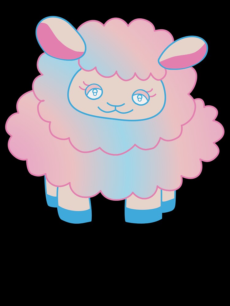 Cotton Candy Sheep by Atelier Larimar and CCarbon Copy Unisex , , , Long Sleeve Tee