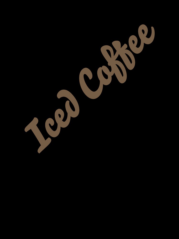 Iced Coffee Pattern by CreativeDraws42 Unisex , , , Long Sleeve Tee