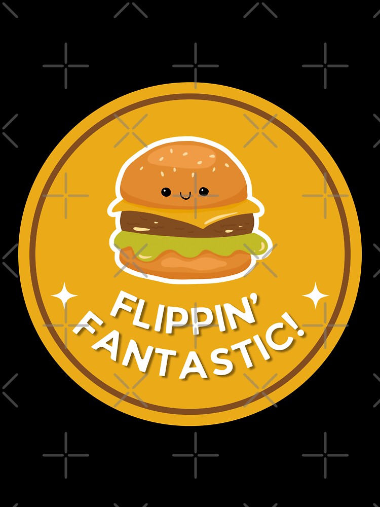 Burger - Flippin' Fantastic! by Elizebeth Nacion Unisex , , , Long Sleeve Tee