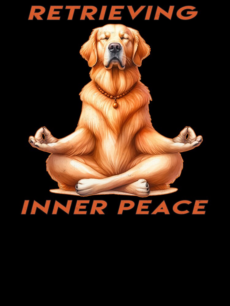 Golden Retriever Yoga - Retrieving Inner Peace by Mindful-Designs