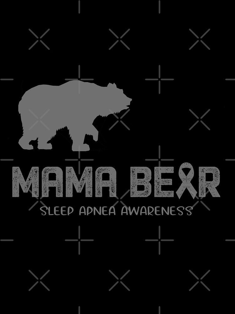 Sleep Apnea Awareness Mama Bear Support Sleep Apnea by Victormoratalla Unisex , , , Long Sleeve Tee