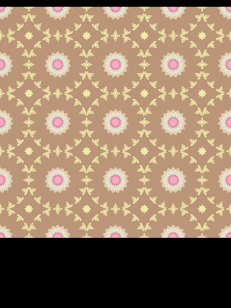 Vintage Bohemian Flower Pattern by Digitara8595