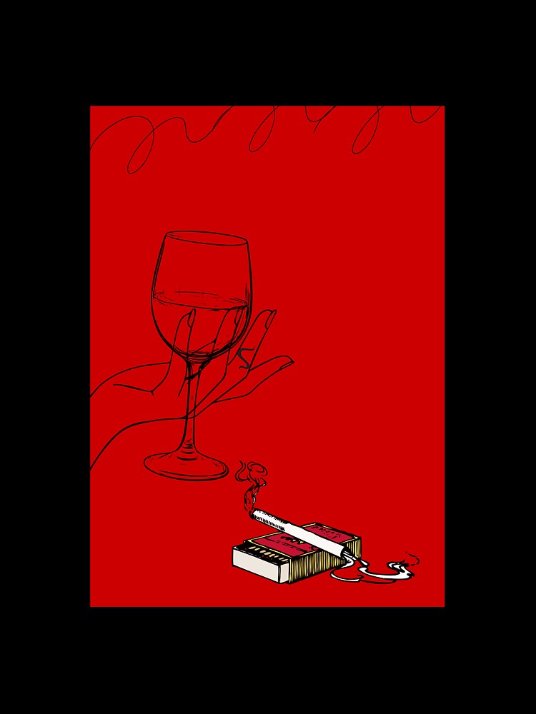 Wine night by kkkkk-k Unisex , , , Long Sleeve Tee