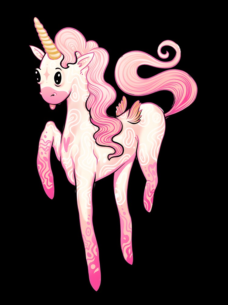 Super Cool Pink Unicorn Premium by mtourjabouv Unisex , , , Long Sleeve Tee