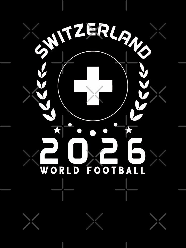 World Cup 2026 Switzerland Football Fan Swiss Supporter T-Shirt_85614346 by rattiya2009