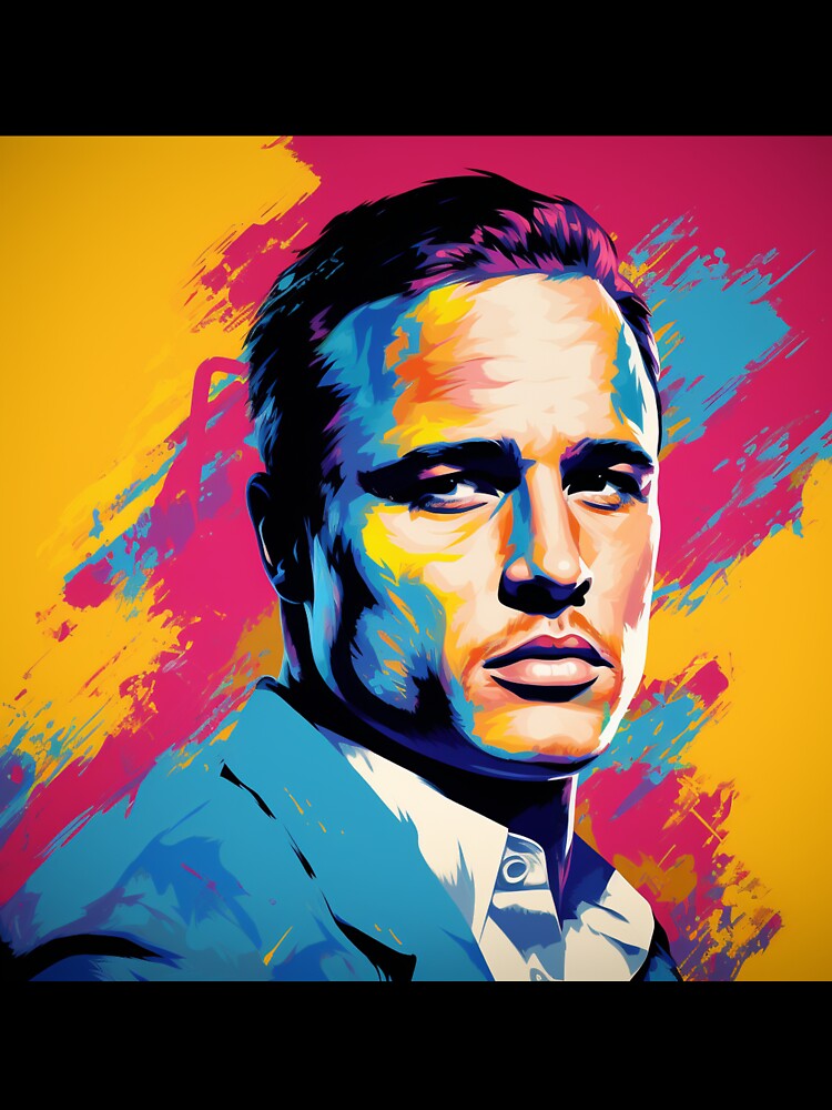 Brando Pop Art 1 by AstroRisq Unisex , , , Long Sleeve Tee