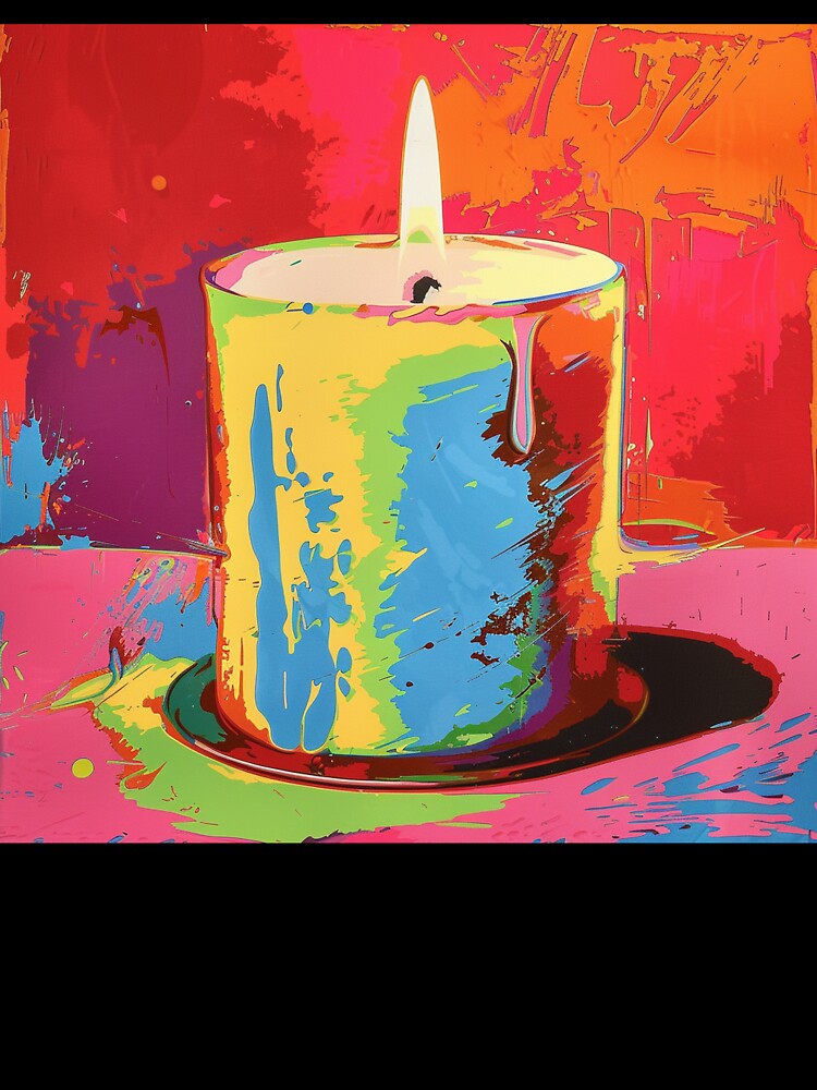 Candle Pop Art 12 by AstroRisq Unisex , , , Long Sleeve Tee
