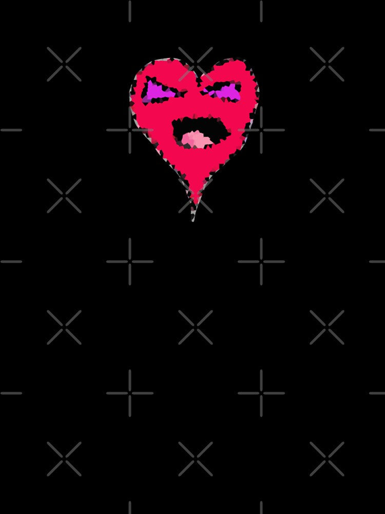 Valientes day pixelated game heart by Coffeemerc117 Unisex , , , Long Sleeve Tee