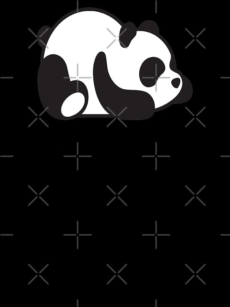 Not today - lazy panda - funny animal by girlytrends Unisex , , , Long Sleeve Tee