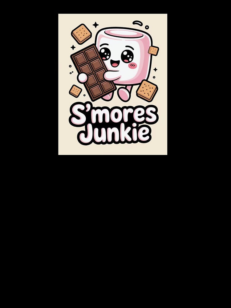 S'mores Junkie Cute Marshmallow Dessert Lover Art by GraffKingz Unisex , , , Long Sleeve Tee