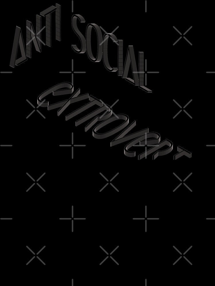 anti-social extrovert by reubenlevi Unisex , , , Long Sleeve Tee