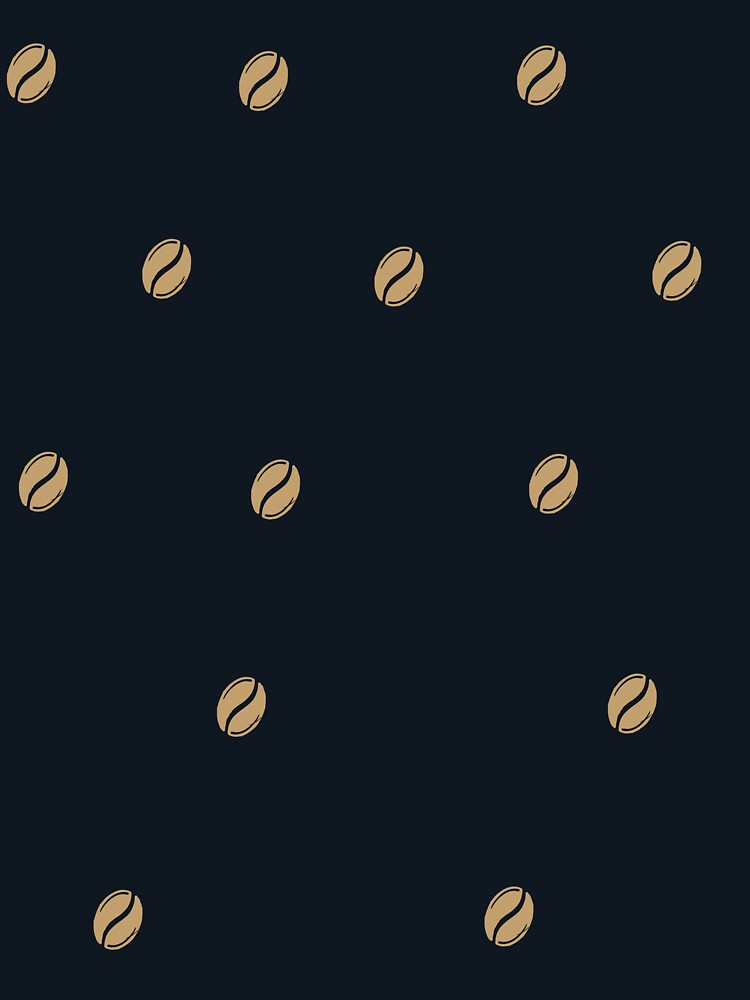 Coffee beans pattern by wa2022 Unisex , , , Long Sleeve Tee