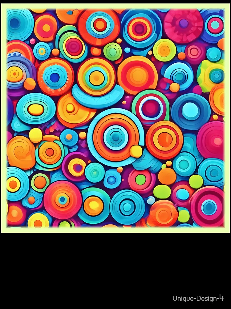 Vibrant Circle Explosion by Health And Fitness Posts e-Store