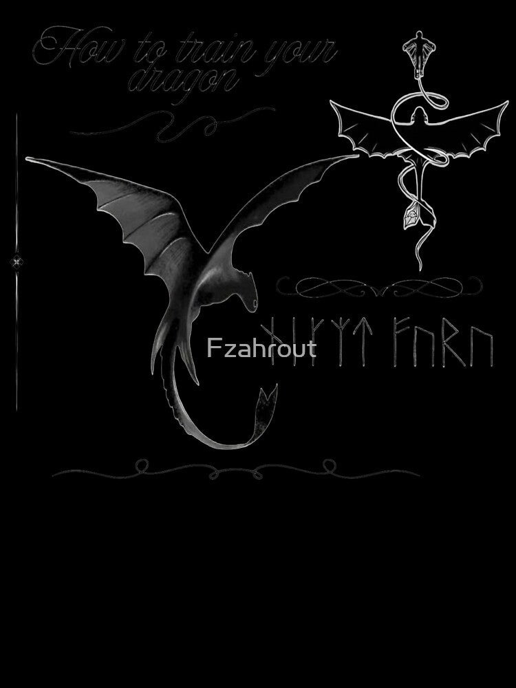TRAIN YOUR DRAGON by Fzahrout Unisex , , , Long Sleeve Tee