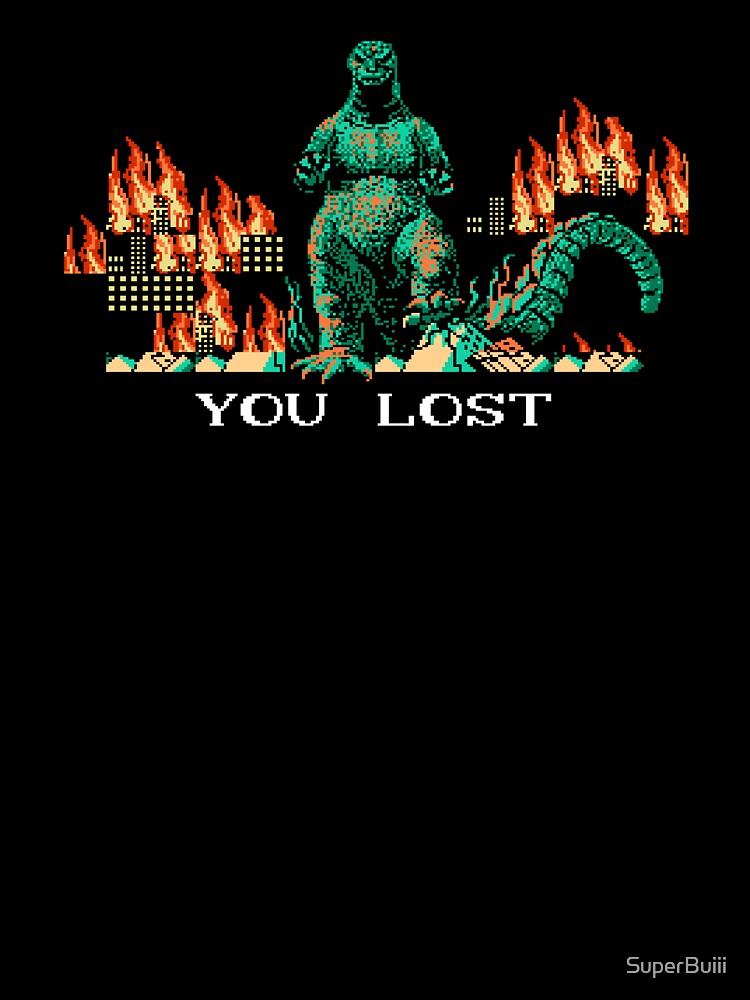 Godzilla - You Lost by Now Loading... Unisex , , , Long Sleeve Tee